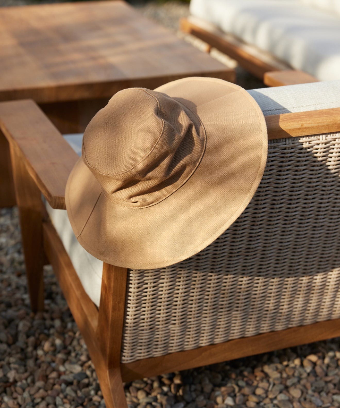 Jenni Kayne Women's Cotton Canvas Sun Hat Size Medium/Large
