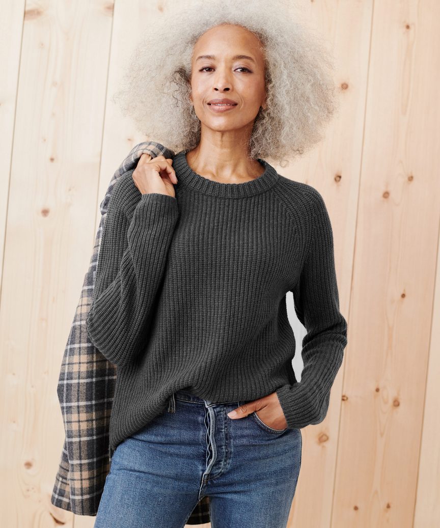 Cashmere Fisherman Sweater – Jenni Kayne