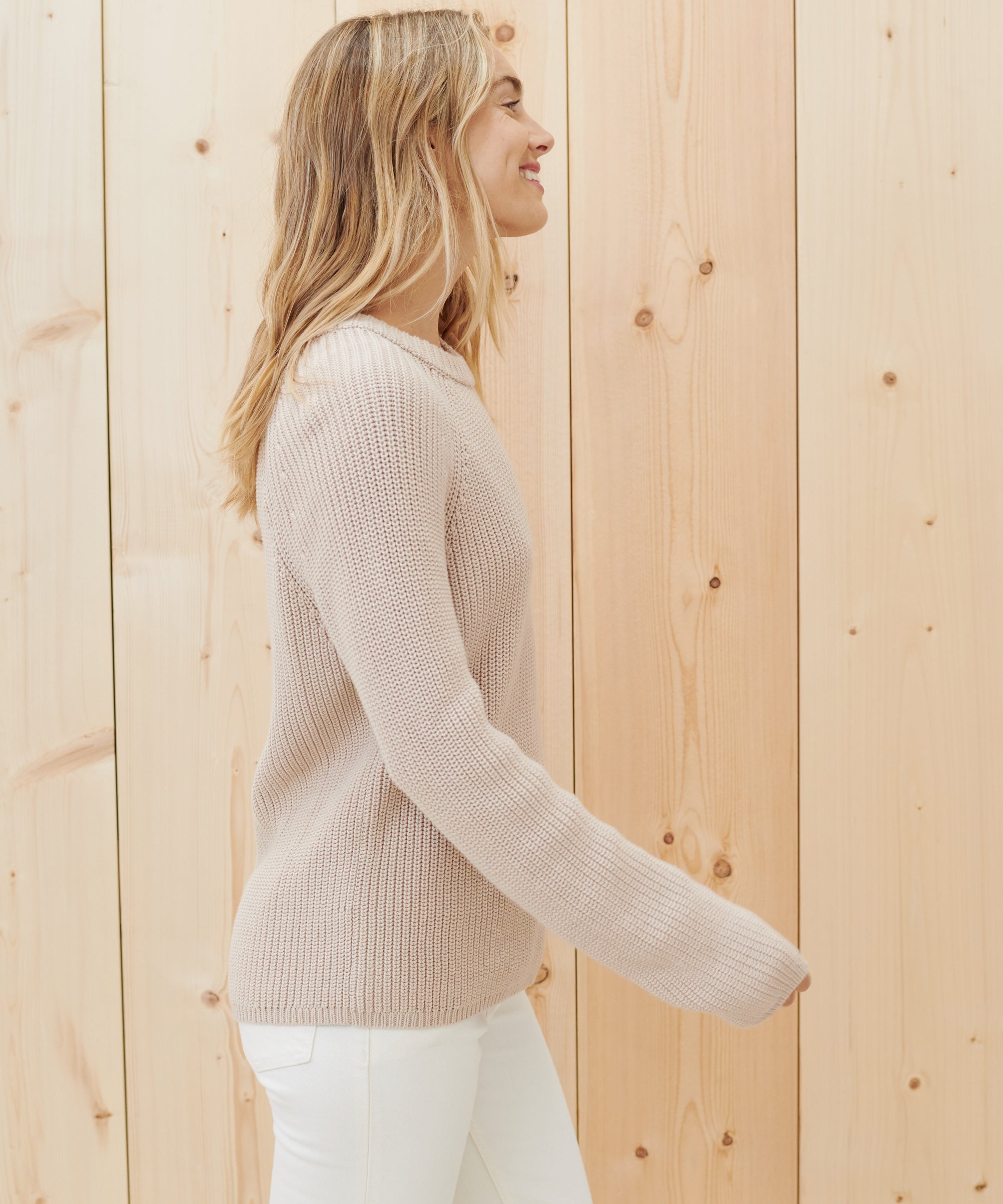 Jenni Kayne Women's Cotton Fisherman Sweater Size 1x