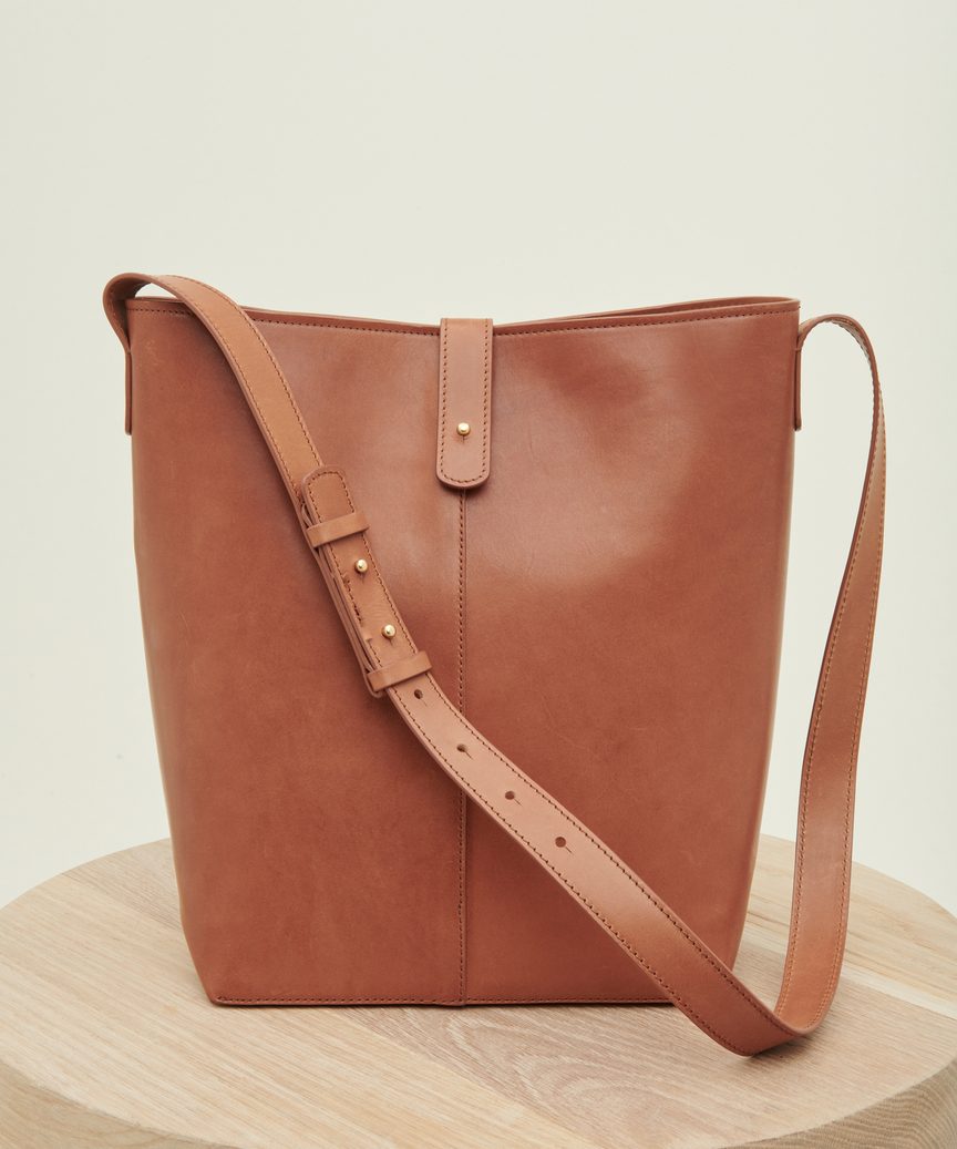 Italian Orange Woven Leather Crossbody Bag Customizable 