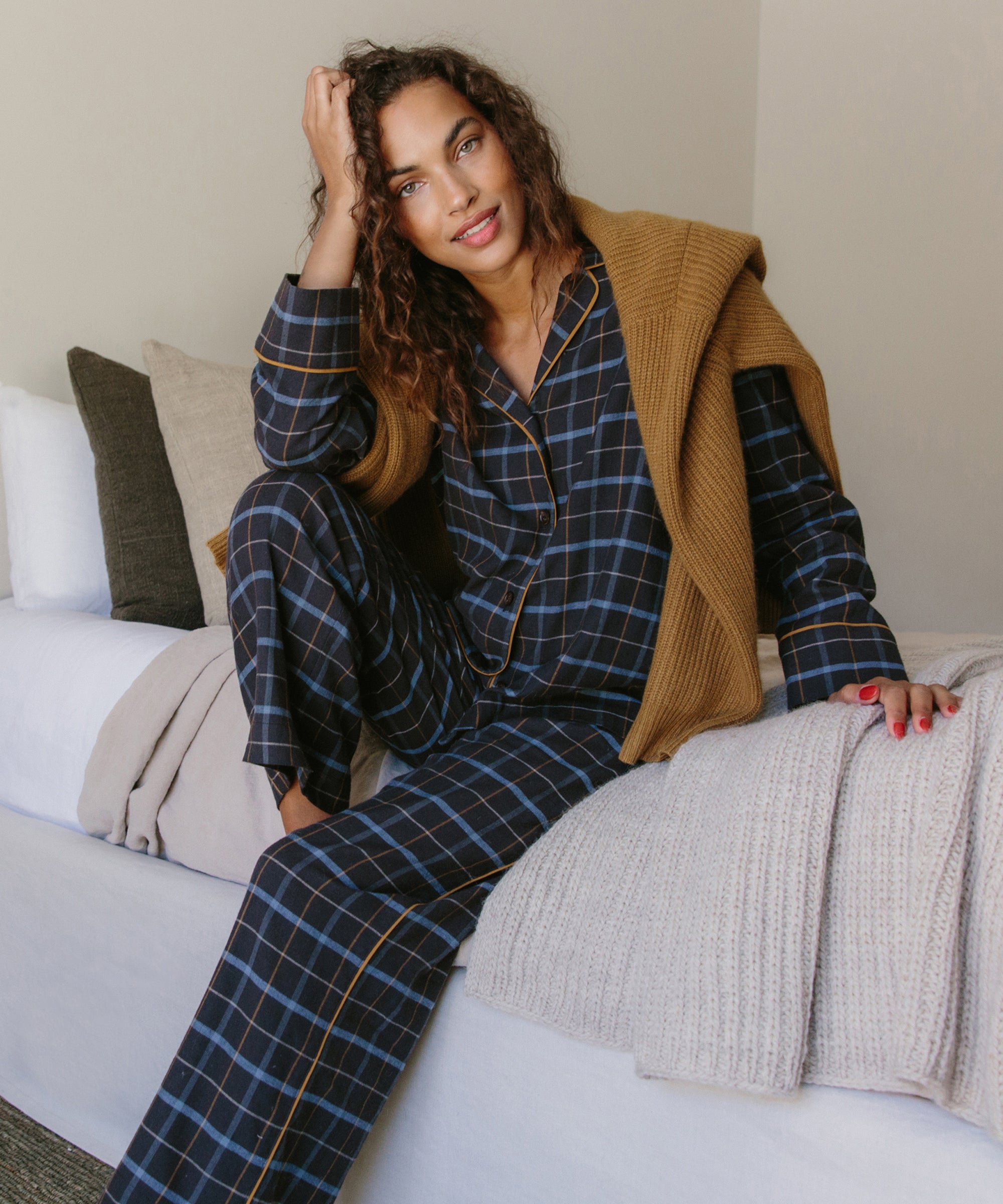 Flannel Pajama Jenni Top Kayne –