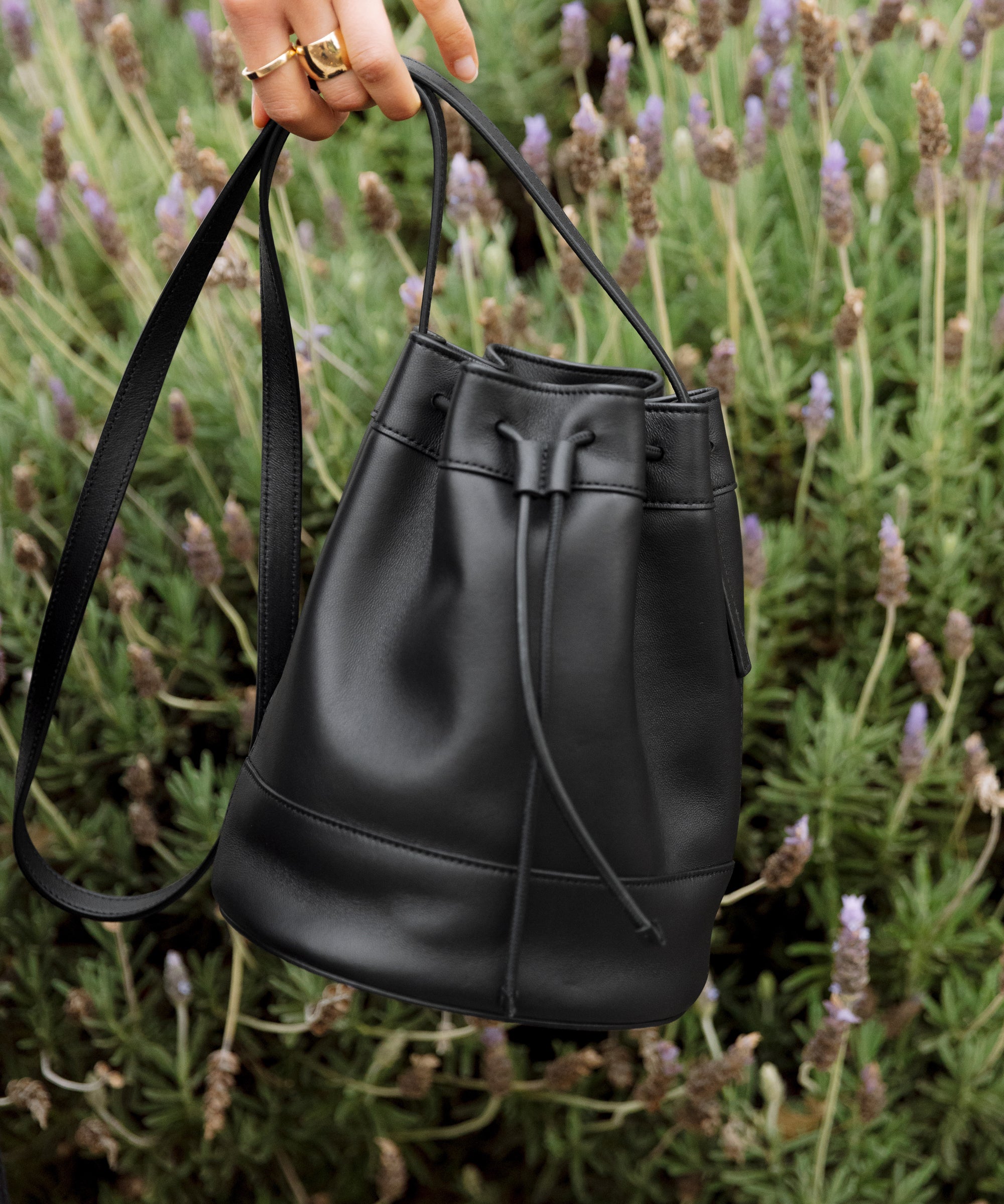 Designer Drawstring Pattern Shoulder Sling Bucket Bag In USA