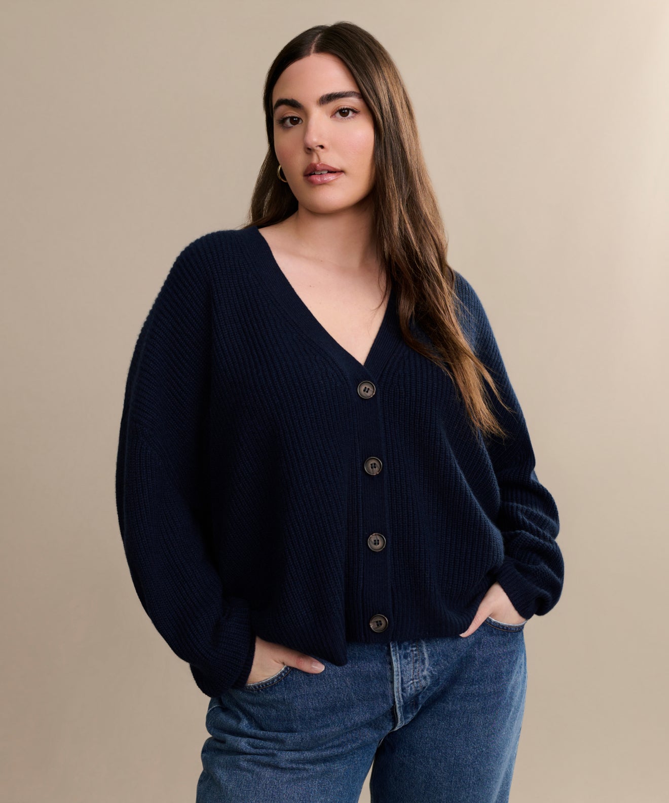 Cropped Cashmere Cocoon Cardigan | Jenni Kayne