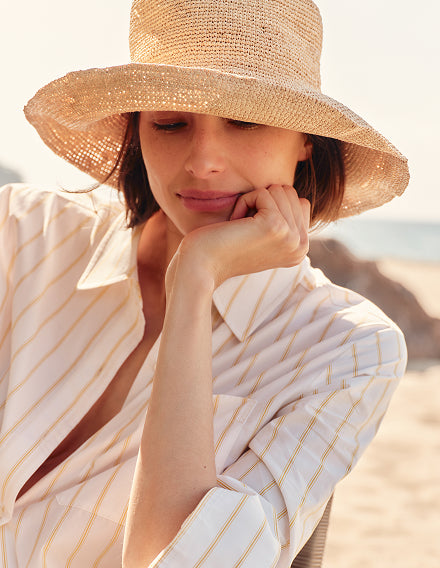 Shop The Crochet Raffia Sun Hat