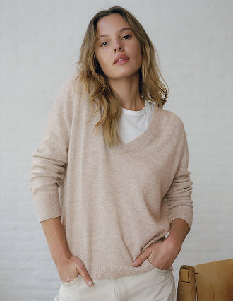 Shop The Flynn Cashmere V-Neck