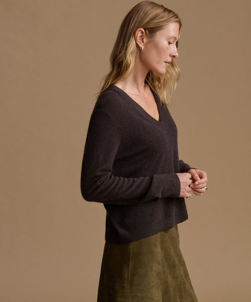 Flynn Cashmere V-Neck