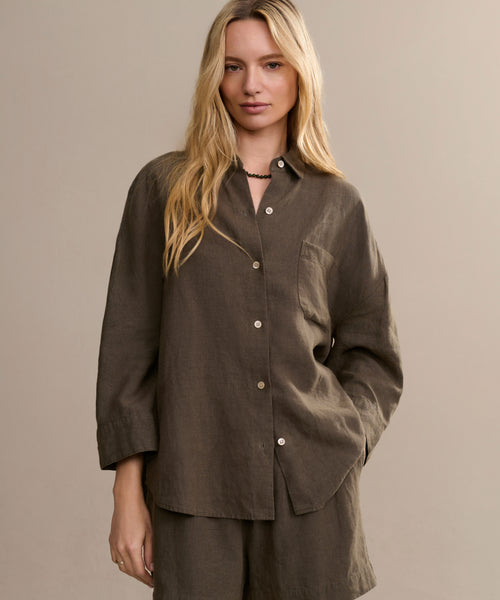 Linen Logan Shirt | Jenni Kayne Linen Logan Shirt | Jenni Kayne
