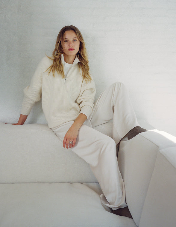 Shop The Cashmere Half Zip
