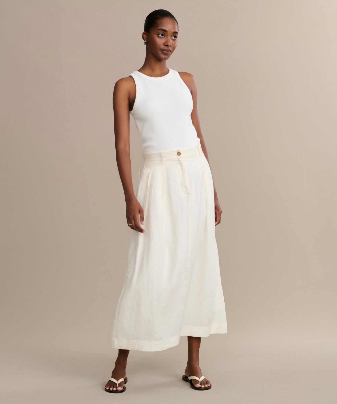 acka jacquard knit skirt（ivory） Annabel Skirt | Jenni Kayne
