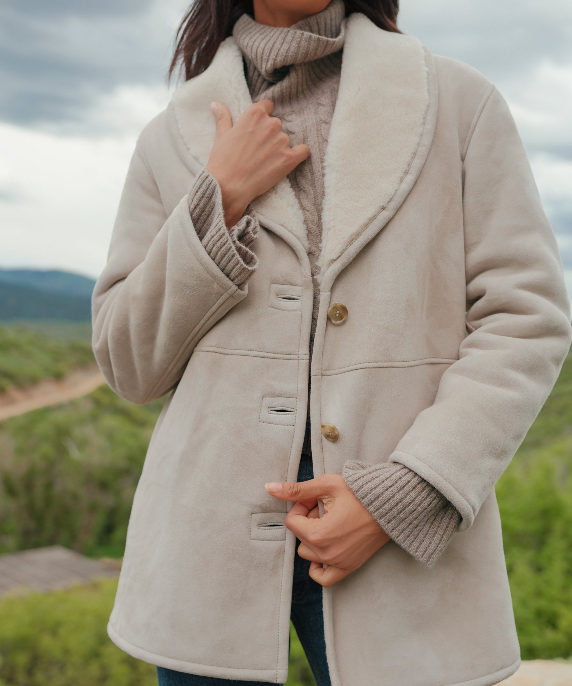 Aspen Shearling Coat Jenni Kayne - Main Image