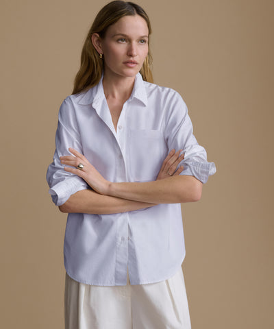 Jenni Kayne Women's Boyfriend Shirt Size Large, Cotton