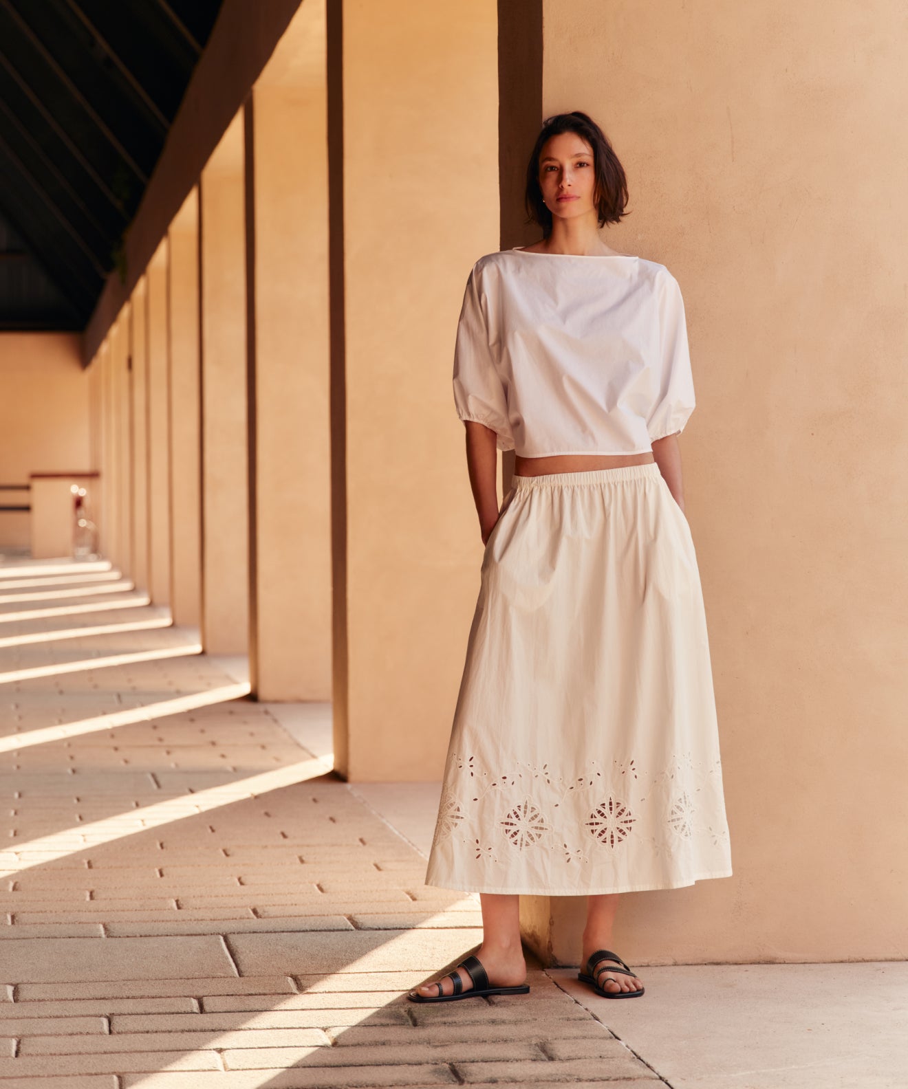 Jenni Kayne Broderie Lauren Skirt
