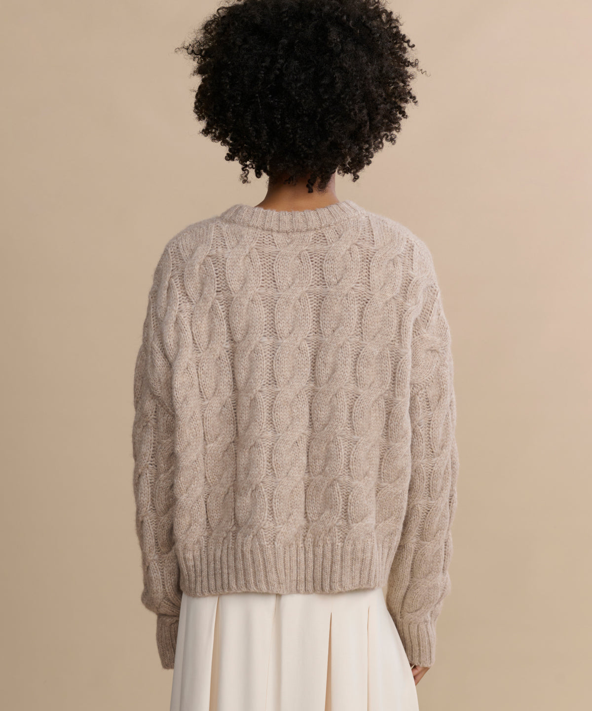 Cable Serena Crewneck | Jenni Kayne