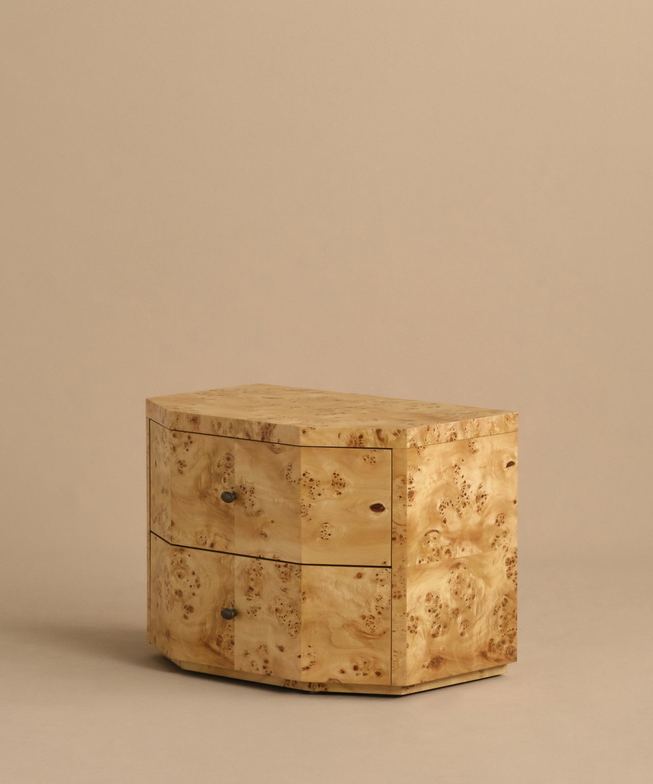 新品未使用 bush de brunt E-table タン tan carbon-nightstand-burlwood-3.