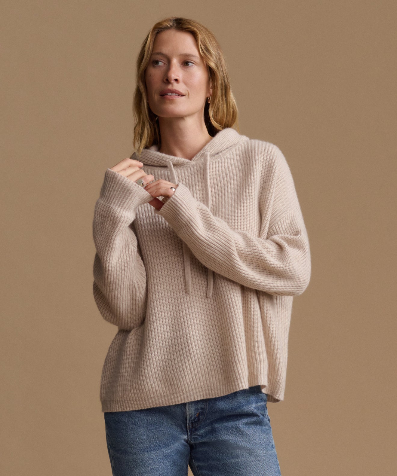 Cashmere Fisherman Hoodie | Jenni Kayne