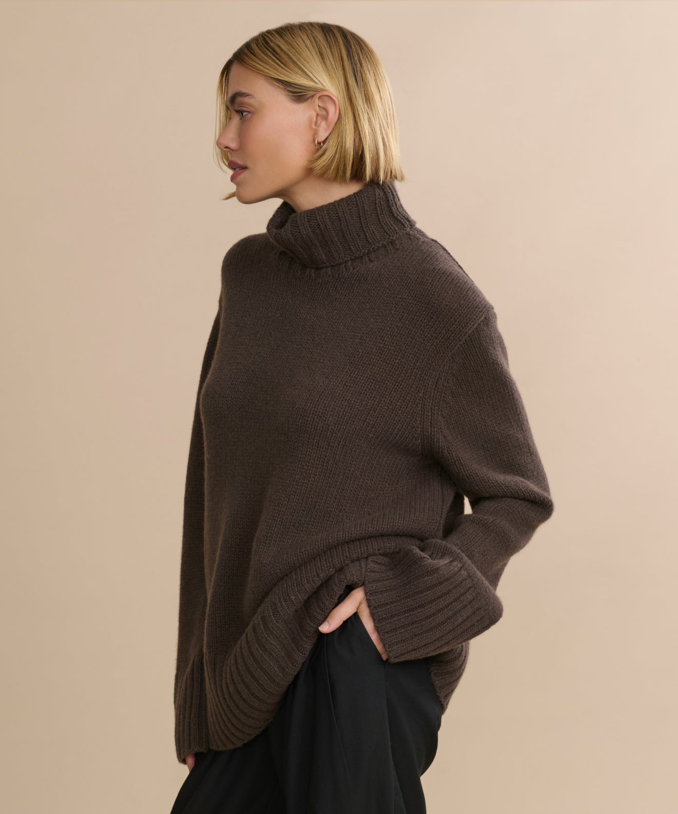 Cashmere Jet Turtleneck | Jenni Kayne