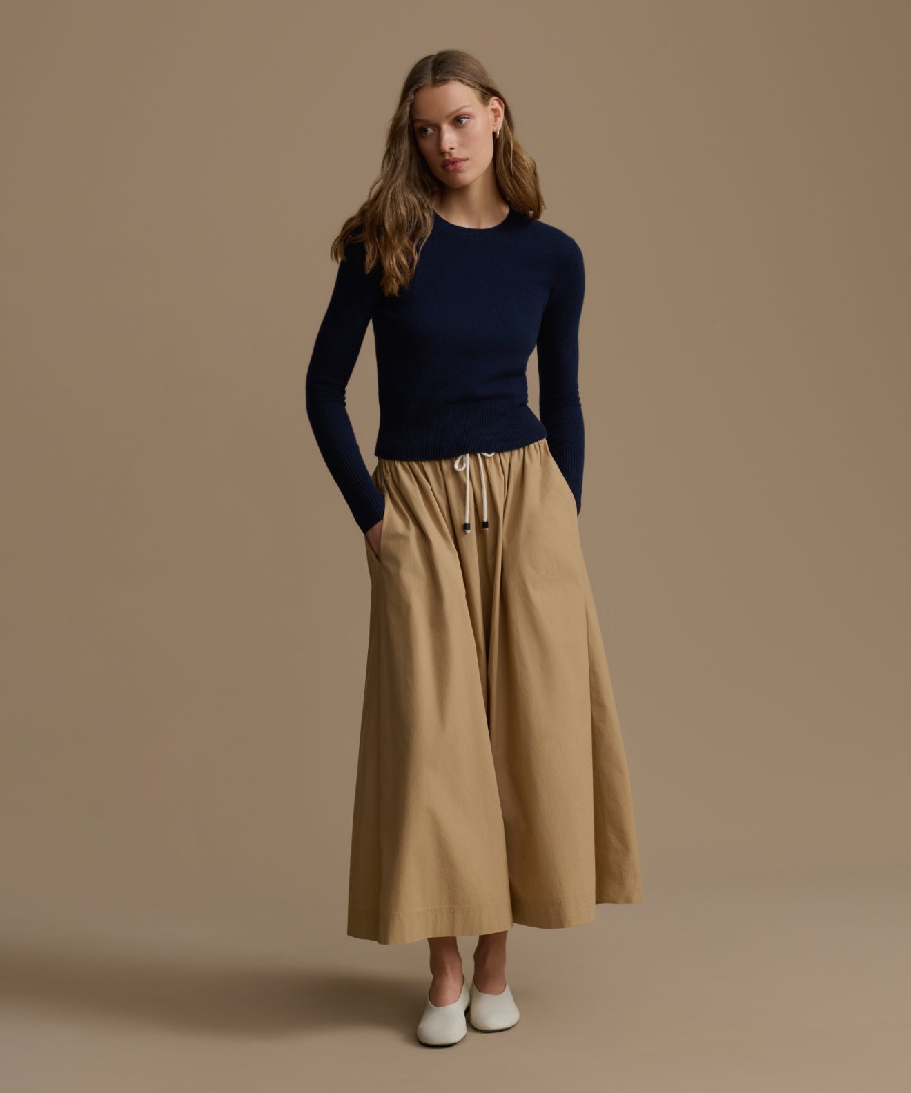Cashmere Leni Crewneck | Jenni Kayne