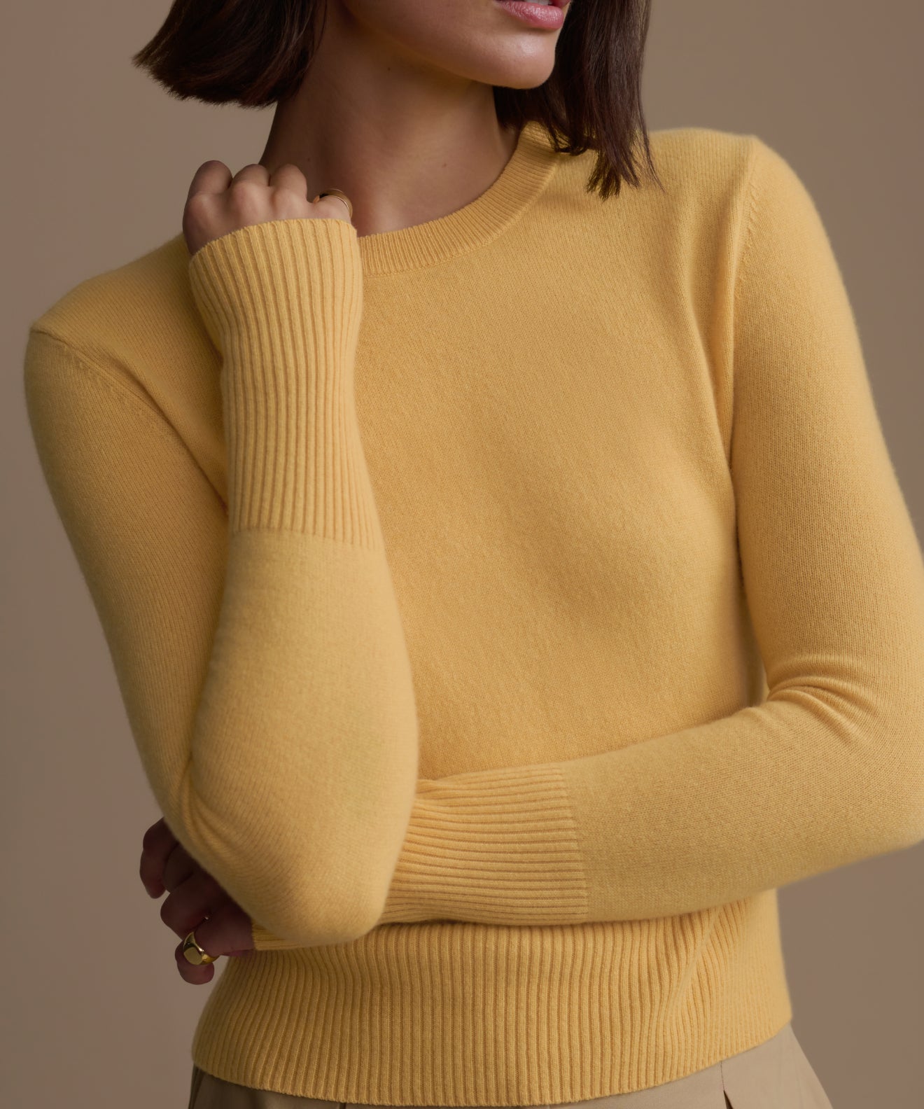 Cashmere Leni Crewneck | Jenni Kayne