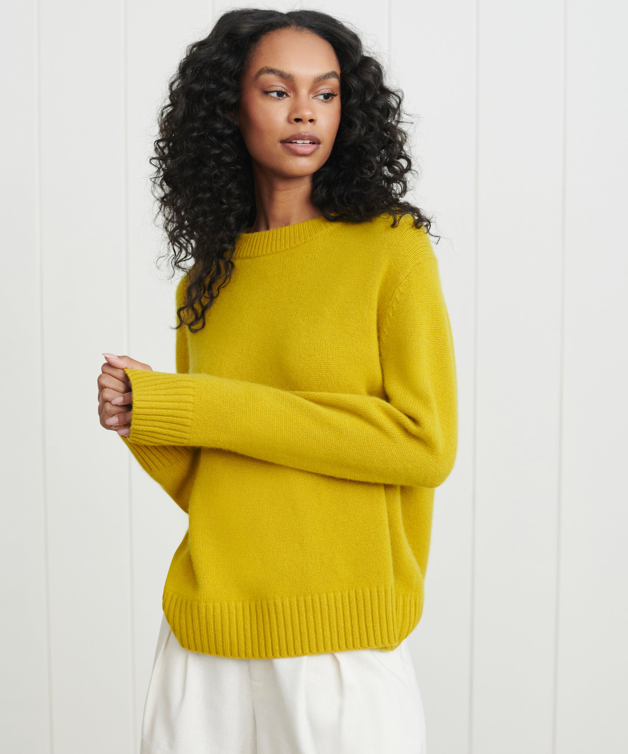 Chartreuse Cashmere Sweater