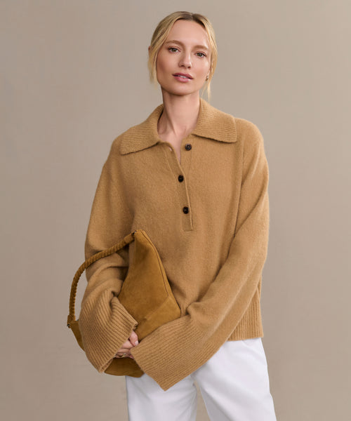Cashmere Stevie Polo | Jenni Kayne