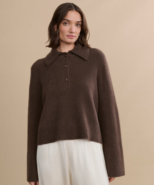 Cashmere Stevie Polo | Jenni Kayne