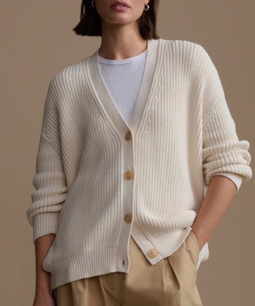 Cotton Cocoon Cardigan