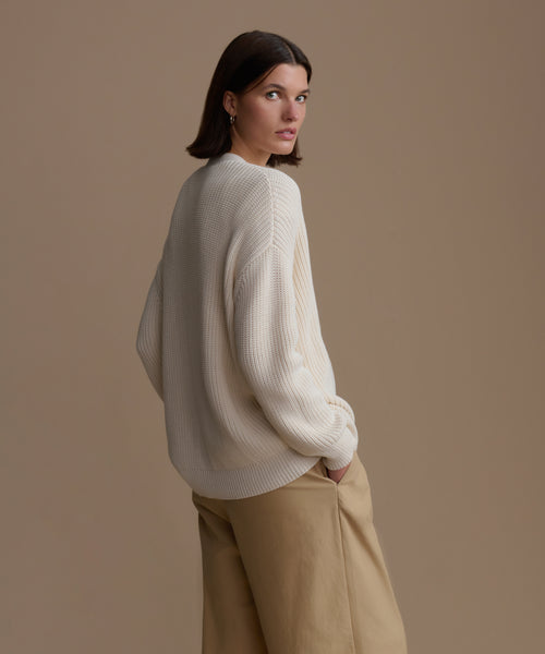 Cotton Cocoon Cardigan