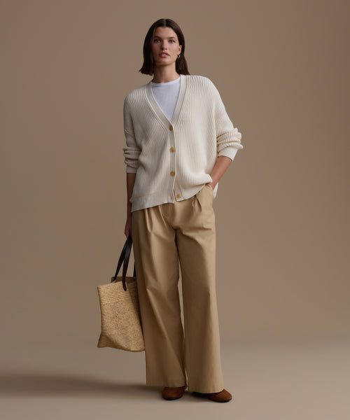 Cotton Cocoon Cardigan