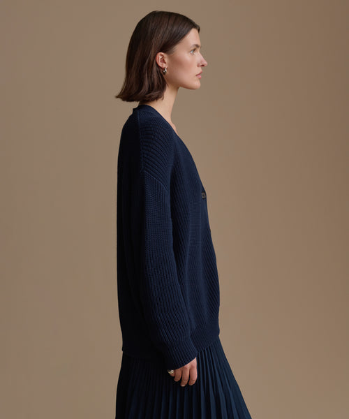 Cotton Cocoon Cardigan