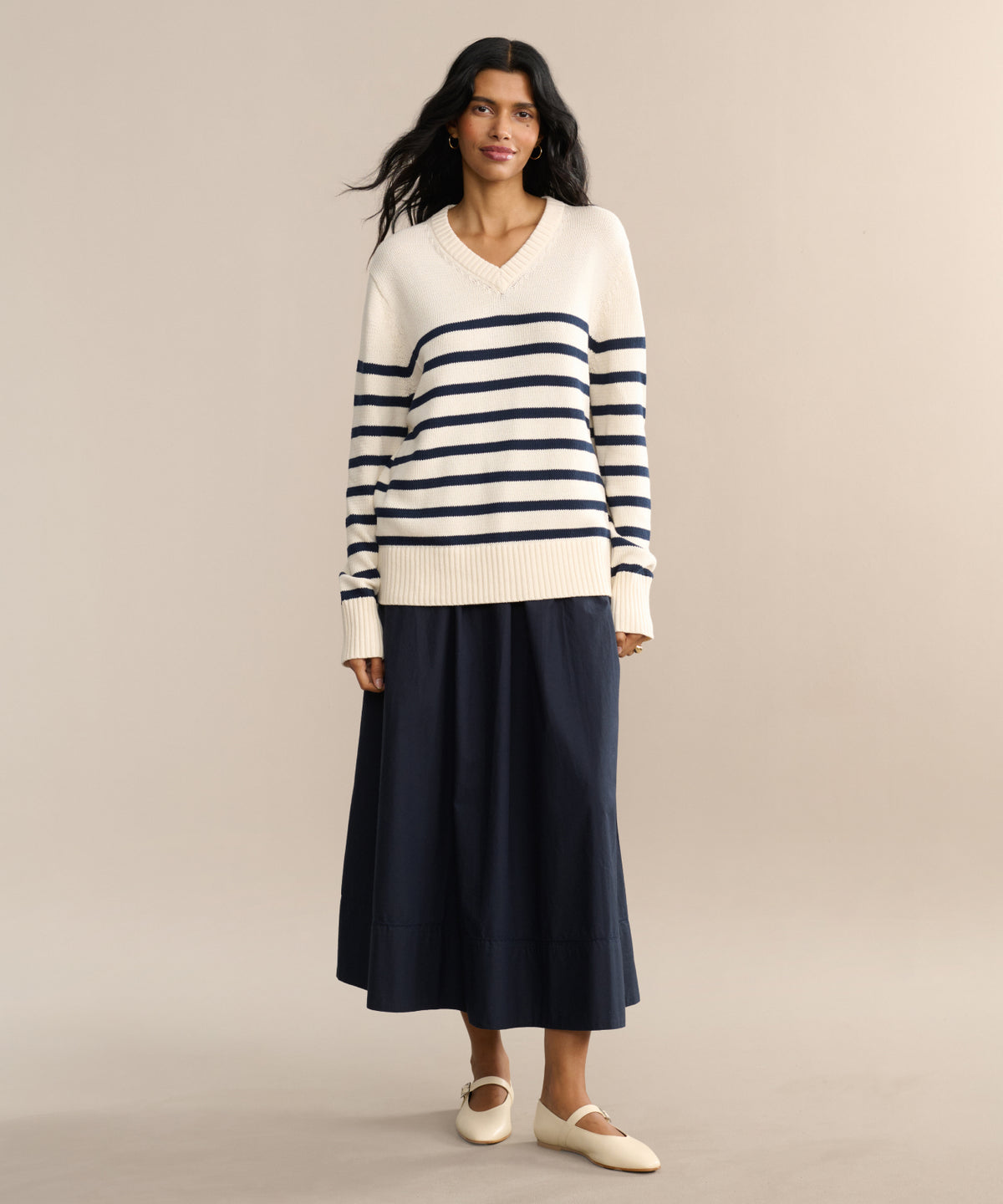Cotton Kate V-Neck | Jenni Kayne