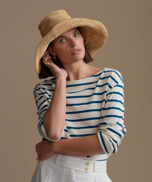 Crochet Raffia Sun Hat