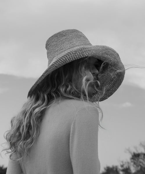 Crochet Raffia Sun Hat