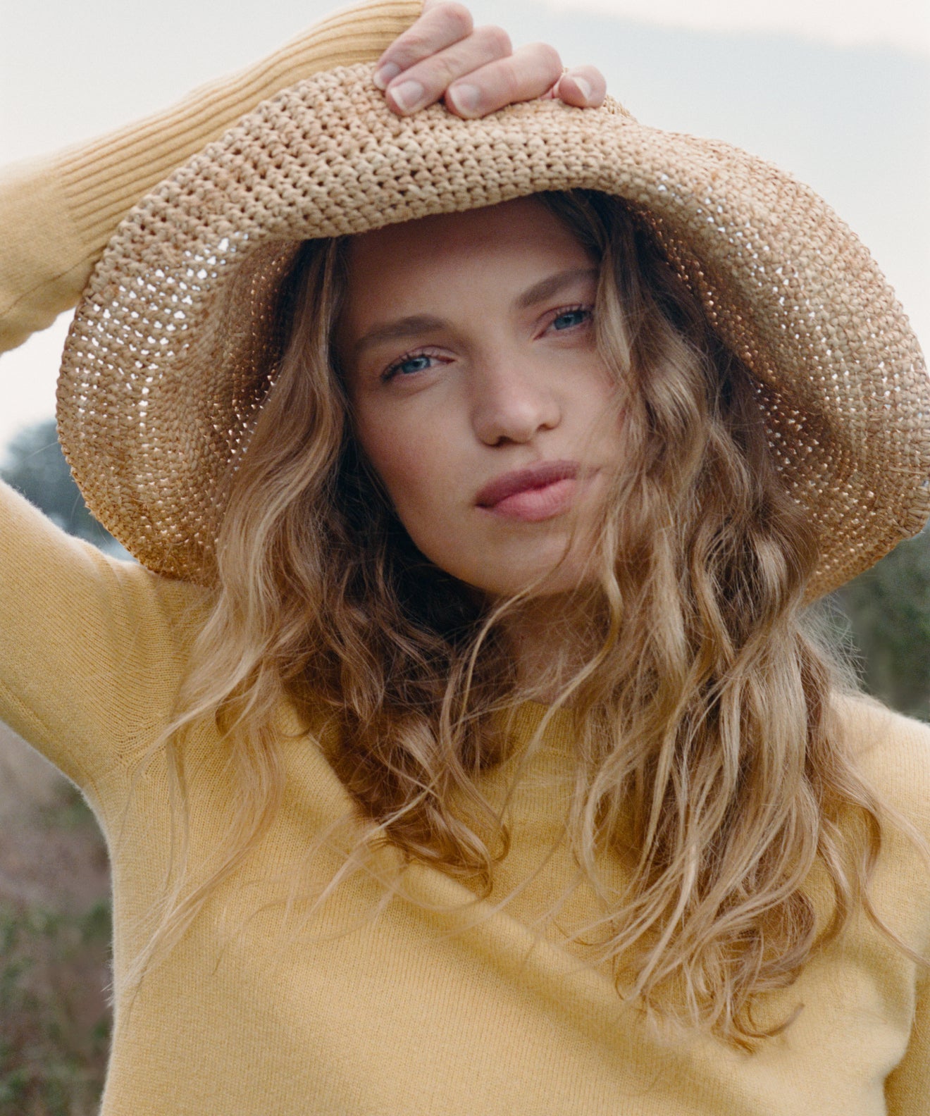 Crochet Raffia Sun Hat | Jenni Kayne