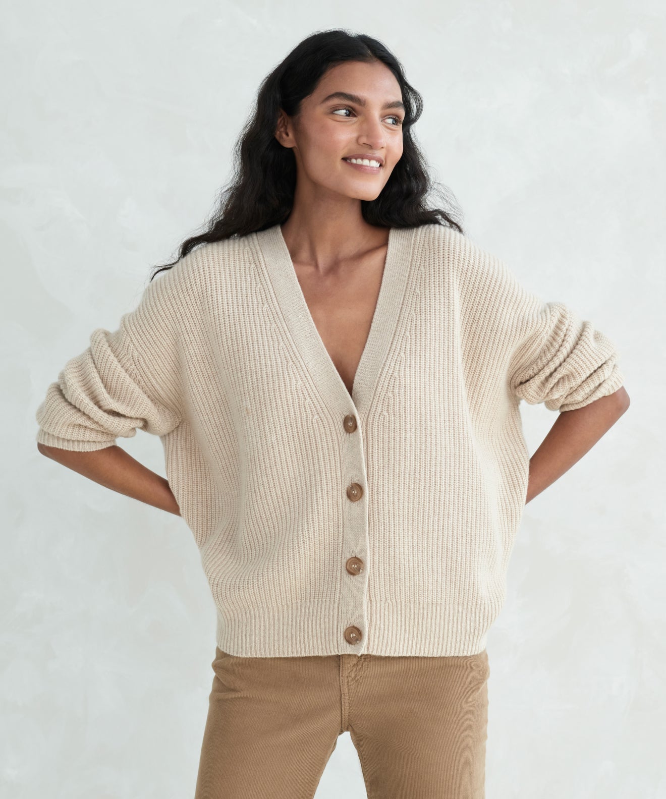 Jenni Kayne Cropped Cashmere Cocoon Cardigan