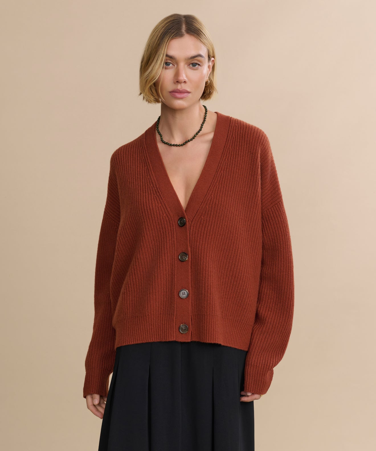Cropped Cashmere Cocoon Cardigan Jenni Kayne