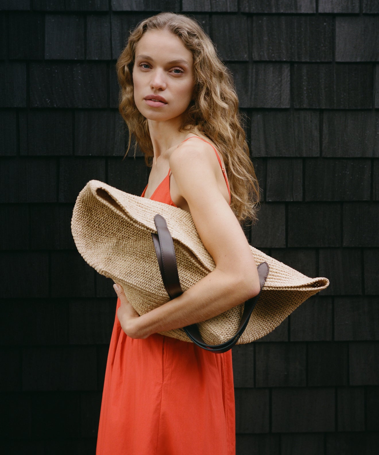 BAMBOO TOTE ファーストウォームベージュ Dover Tote | Jenni Kayne