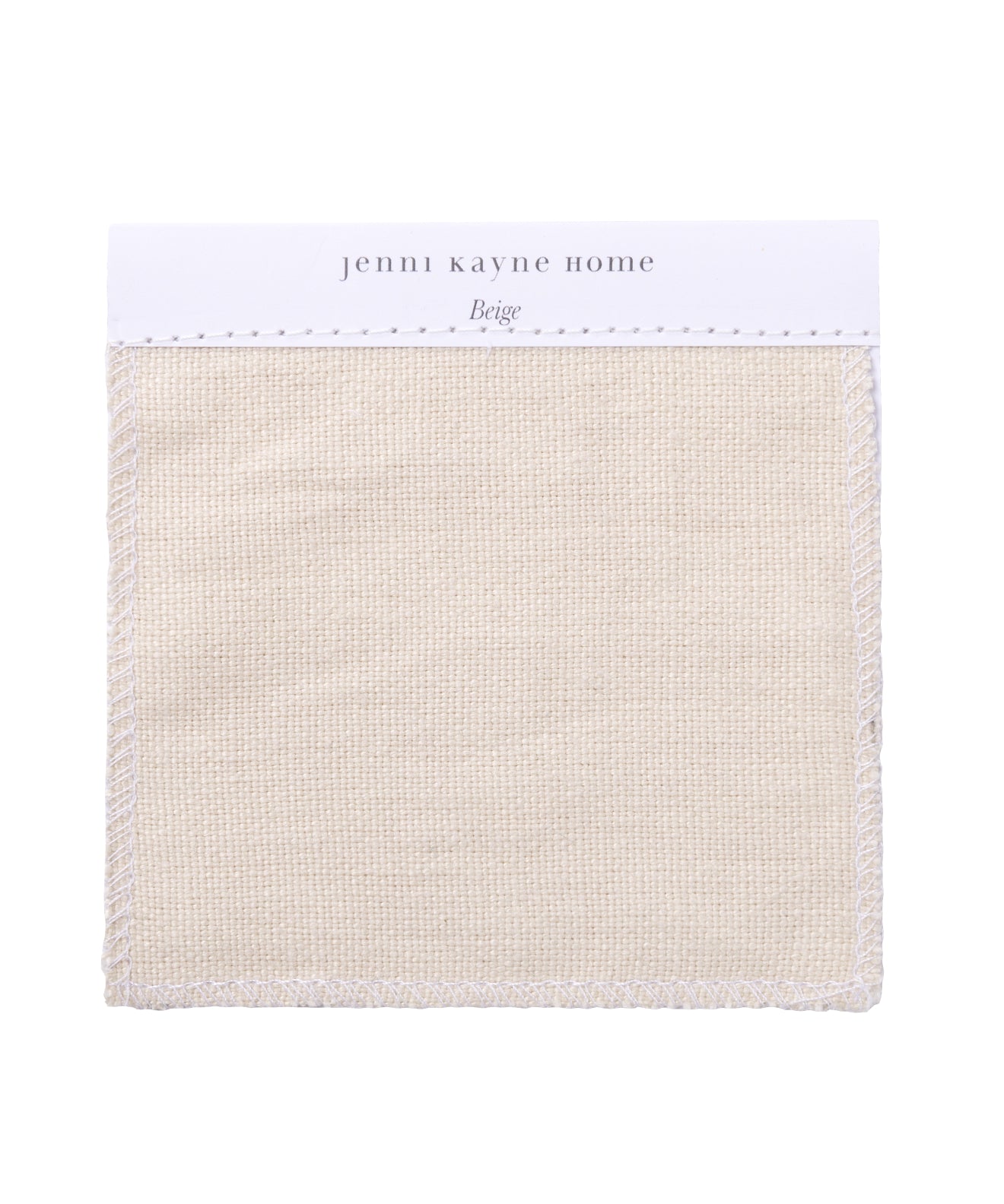 Fabric Swatch Beige Hemp | Jenni Kayne