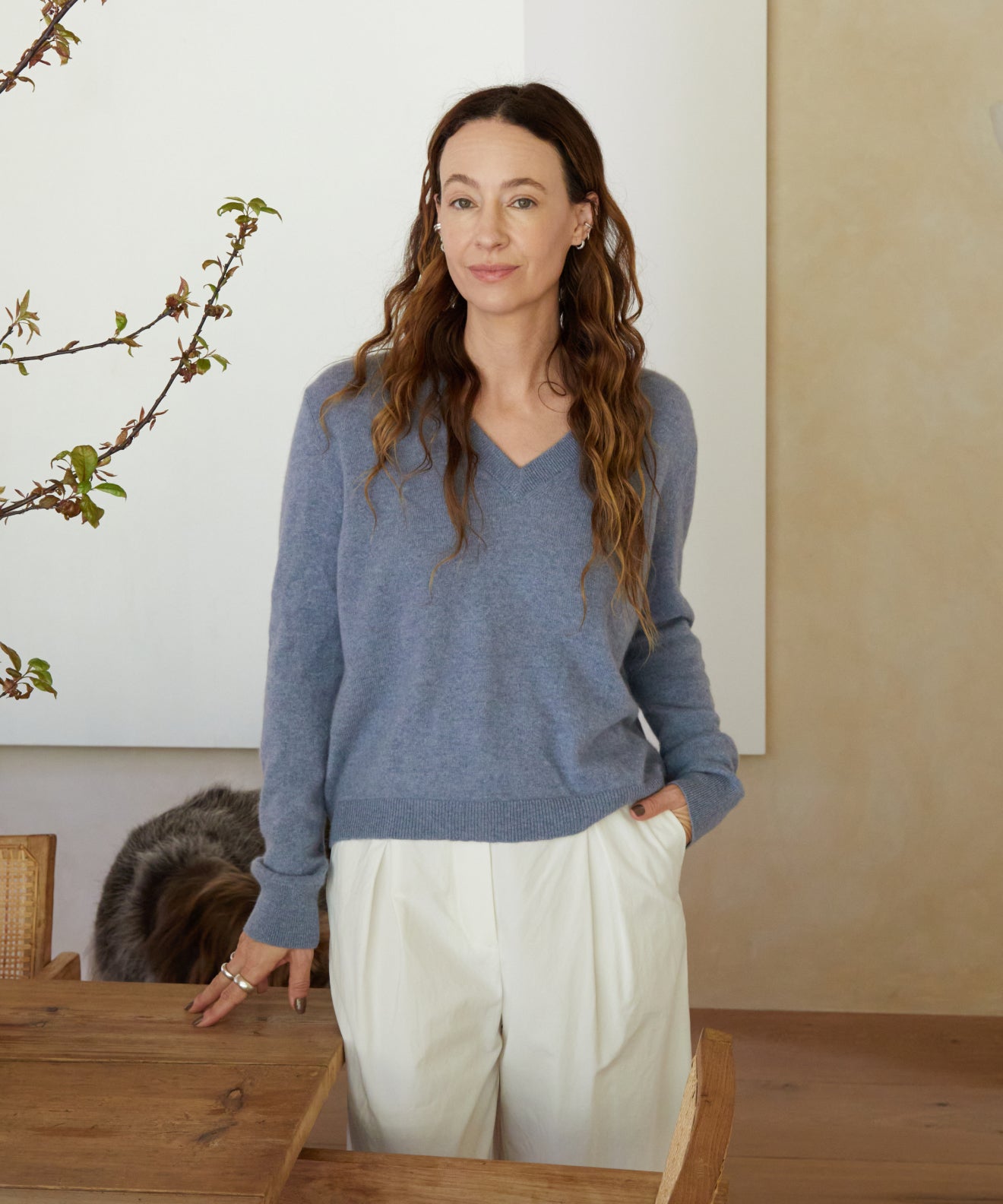 Jenni Kayne Flynn Cashmere V-Neck