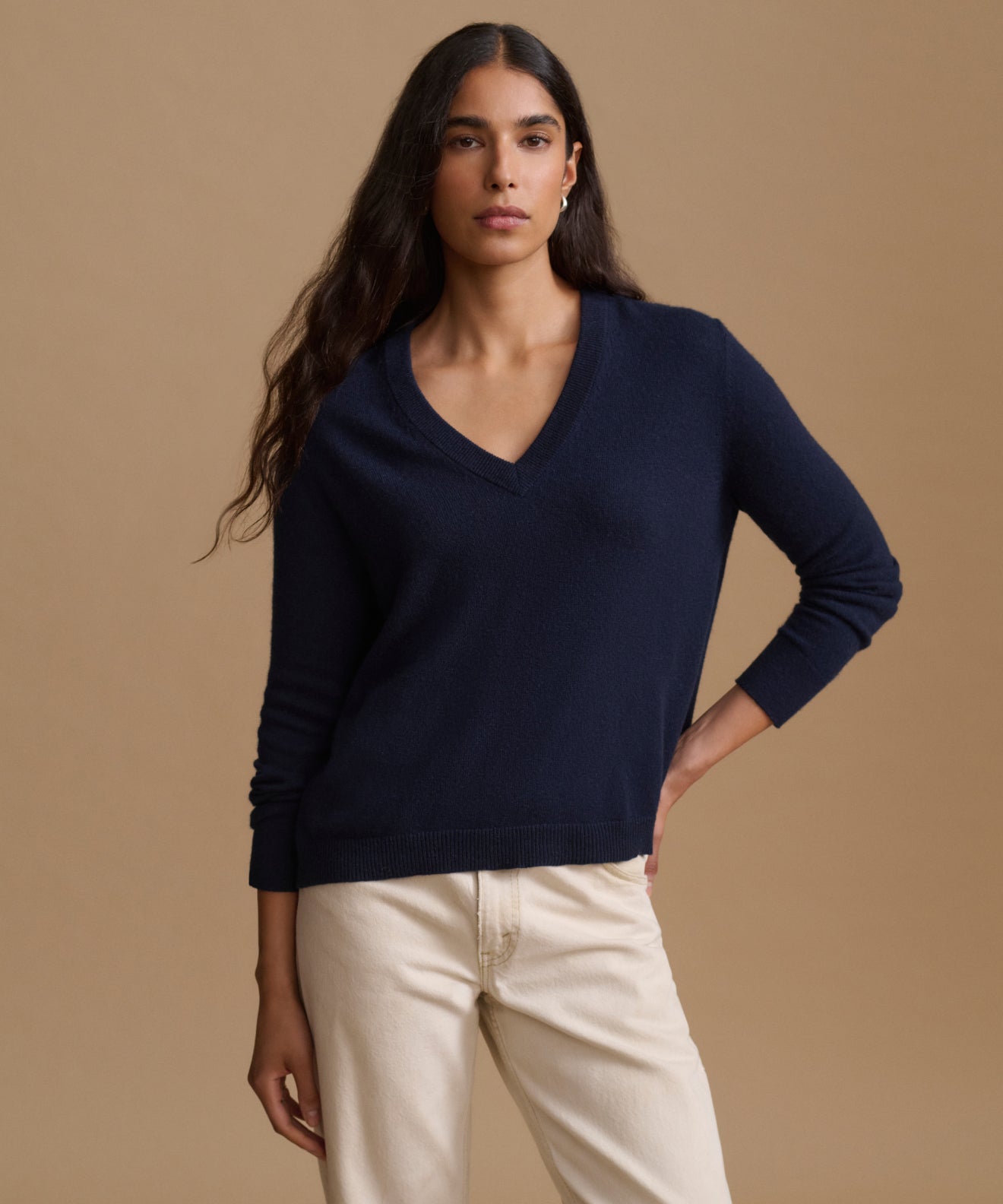 Flynn Cashmere V-Neck