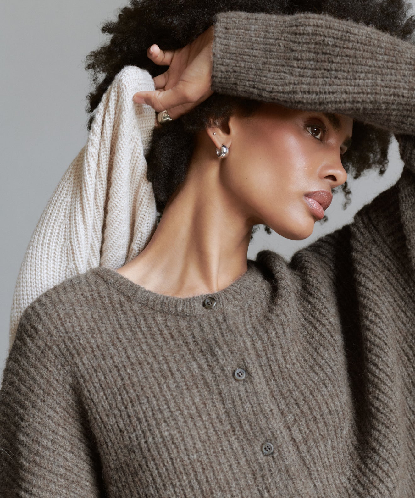 Hayes Crewneck Cardigan | Jenni Kayne