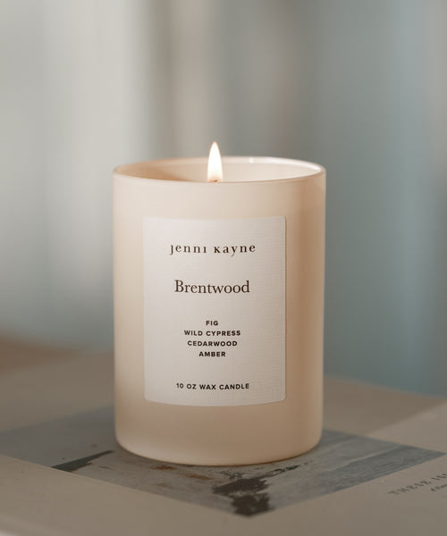 Brentwood Glass Candle