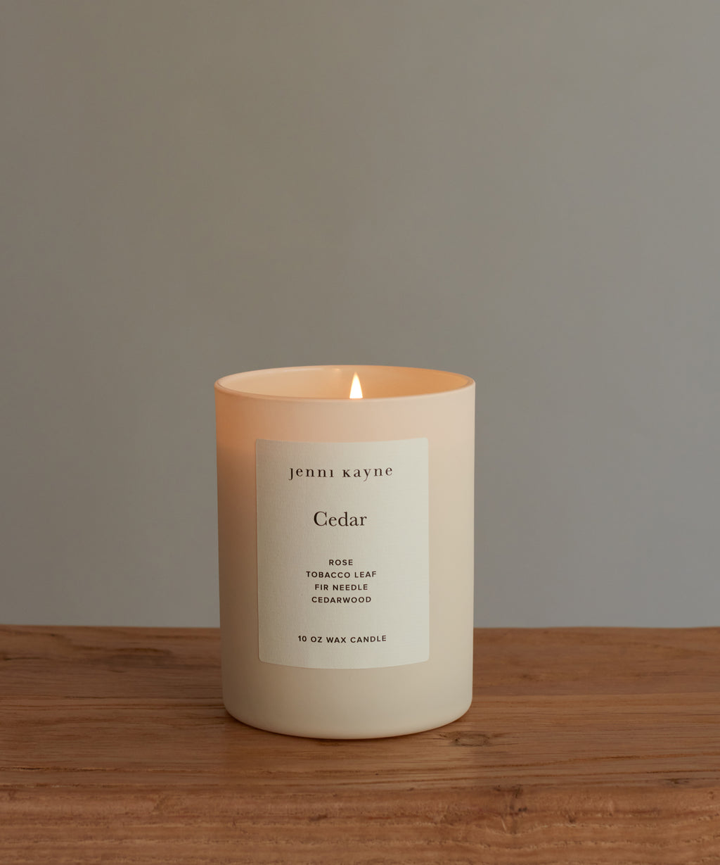 Cedar Glass Candle – Jenni Kayne