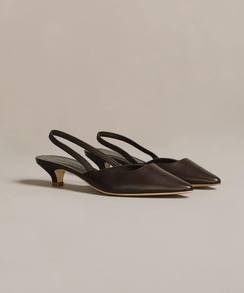 Leather Kitten Heel Leather Kitten Heel