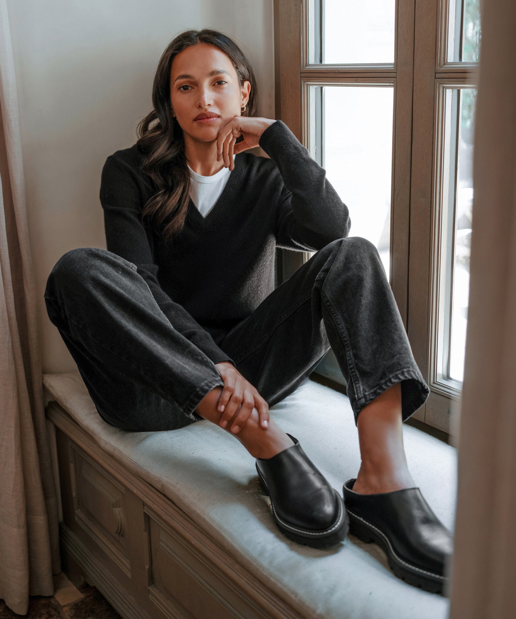 Leather Lug Mule Jenni Kayne
