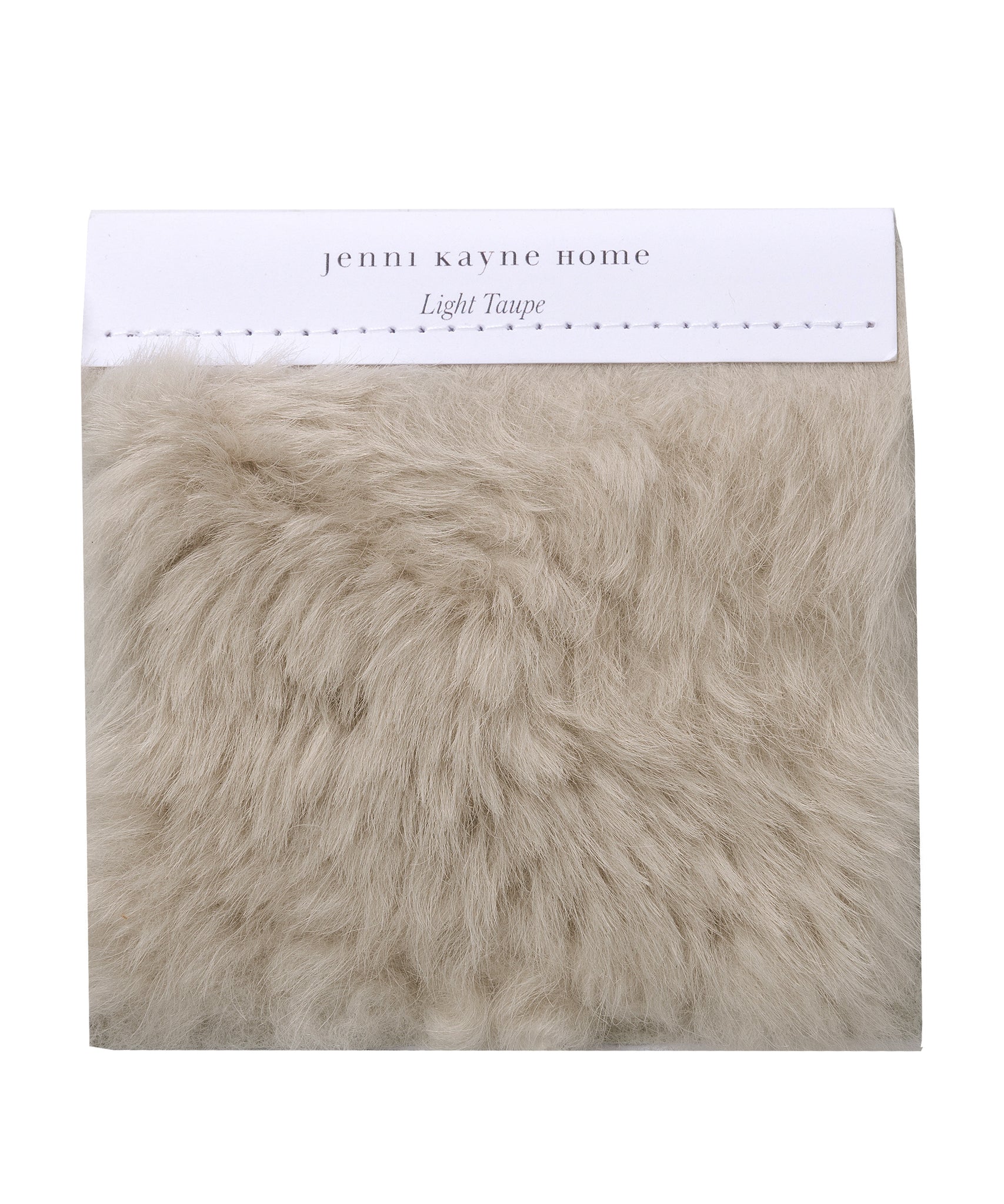 Fabric Swatch Light Taupe Shearling – Jenni Kayne