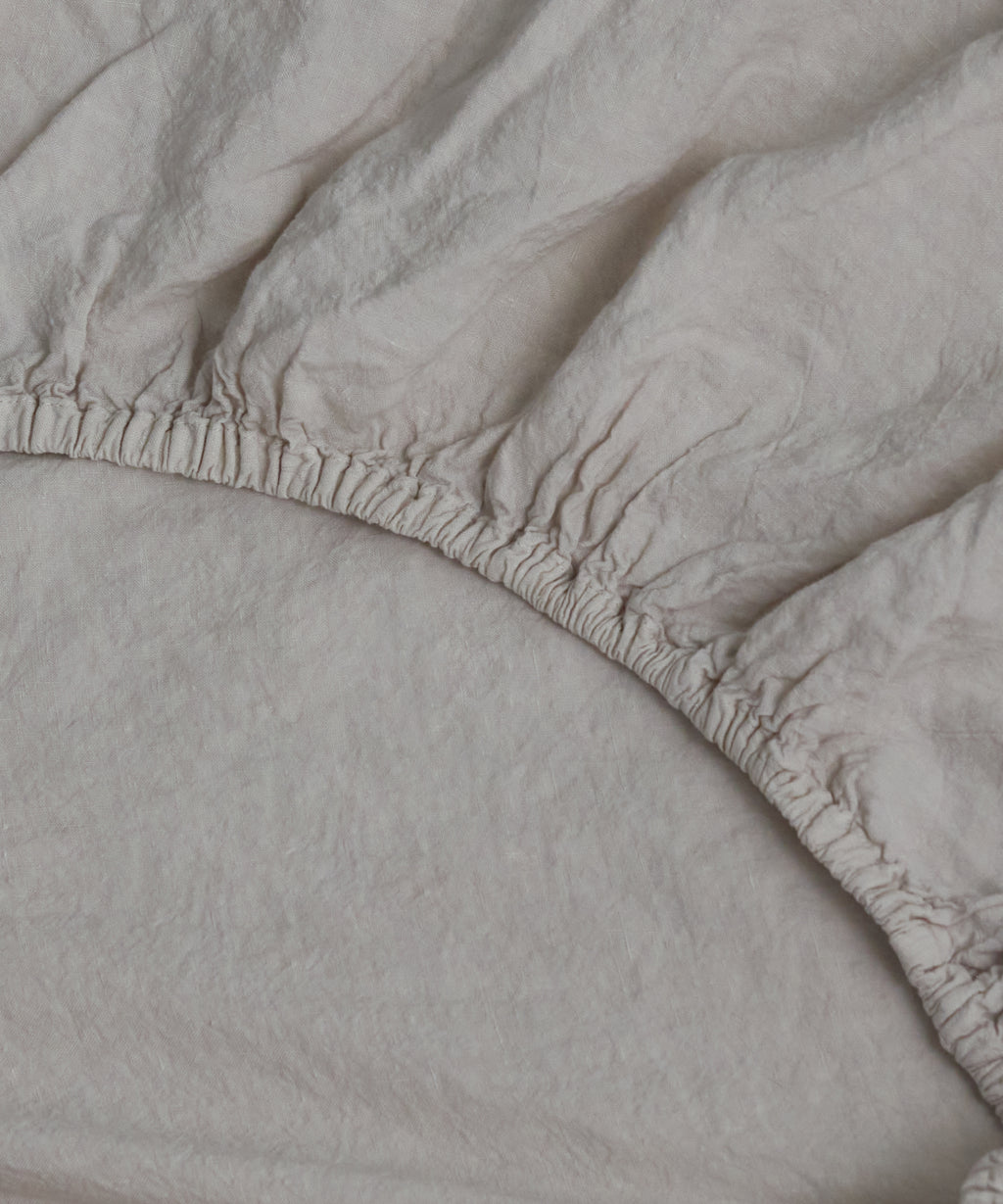 Dusk Linen Fitted Sheet Jenni Kayne