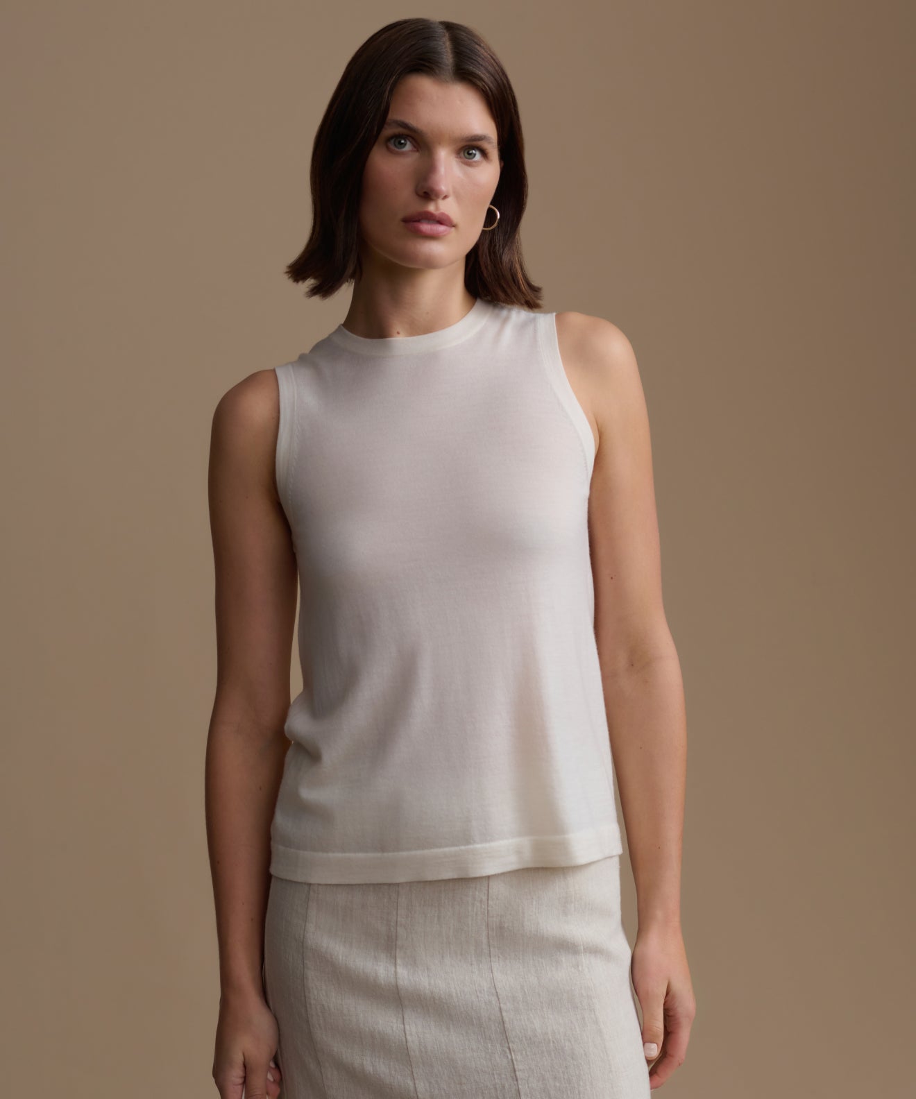 【layerd tank Knit】　アカネウツノミヤ layerd tank Knit】アカネウツノミヤ