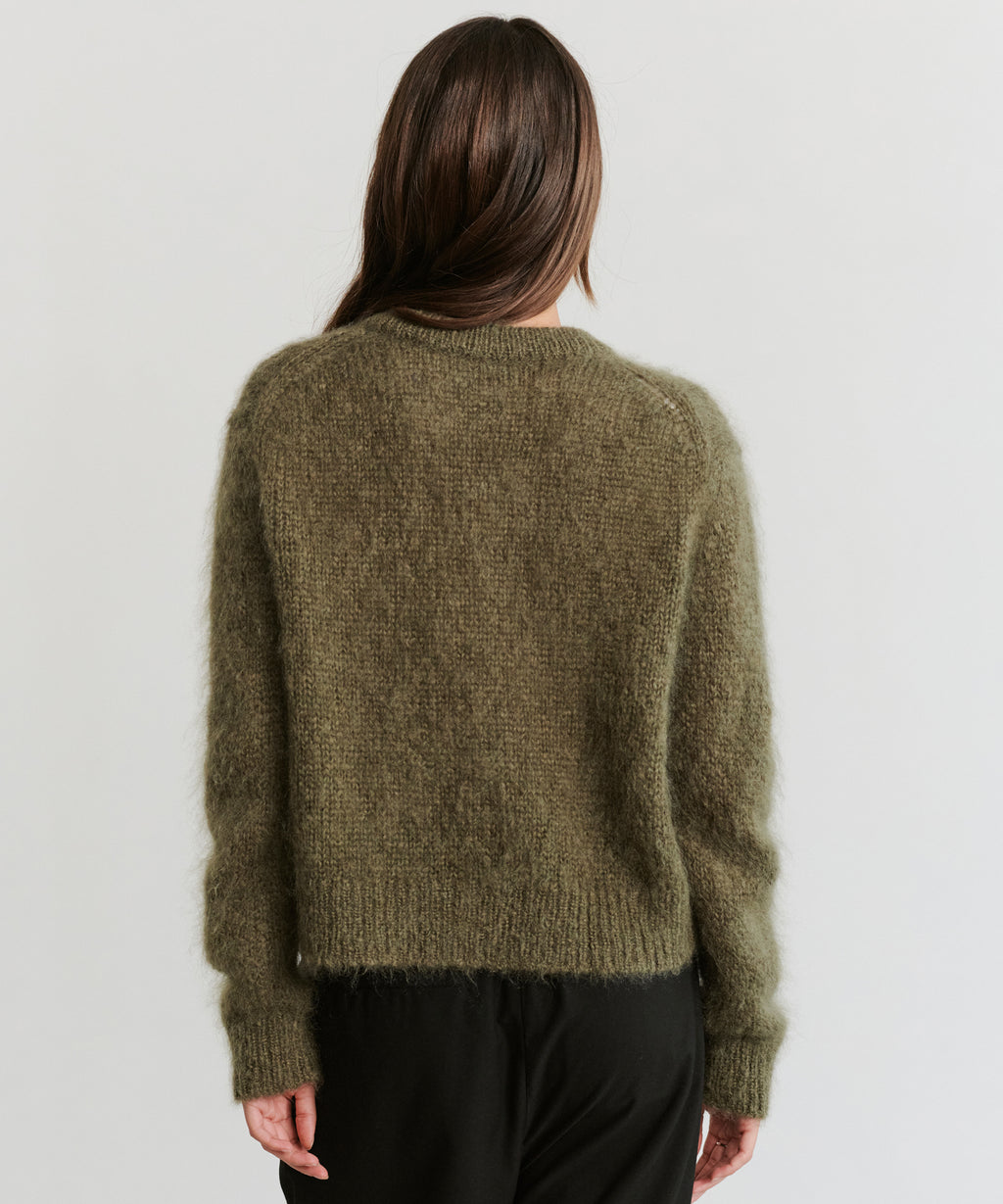 Jenni Kayne Mohair Boyfriend Cardigan Sweater Size Medium