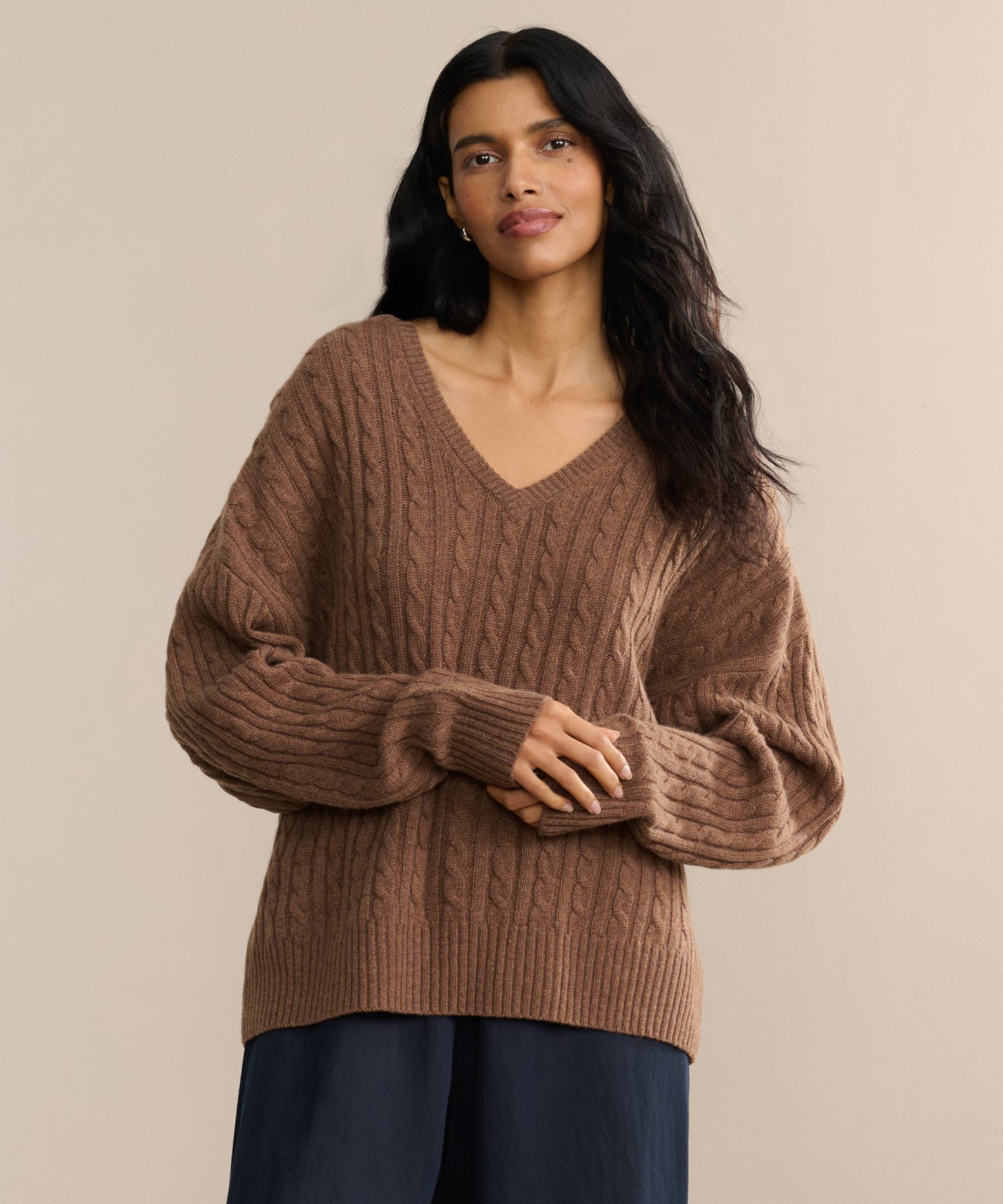 Nell V-Neck Sweater - Main Image