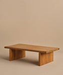 Elevate your space with the Outdoor Vista Coffee Table, beautifully crafted in teak and set against a white background.
